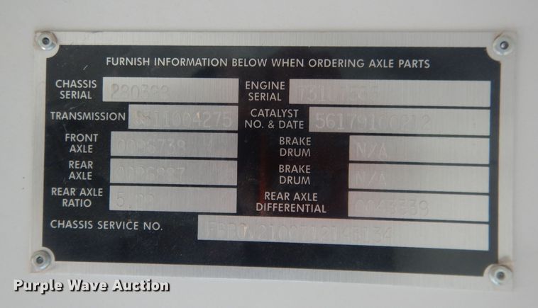 image for item HQ9575 2011 Blue Bird Vision  school bus