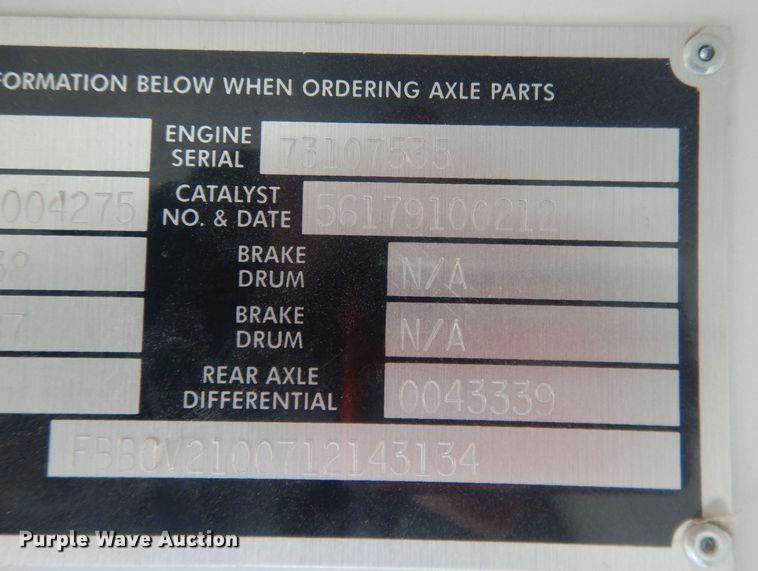 image for item HQ9575 2011 Blue Bird Vision  school bus