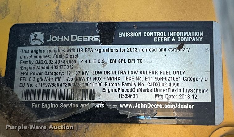 image for item ID9456 2014 John Deere 315  skid steer loader