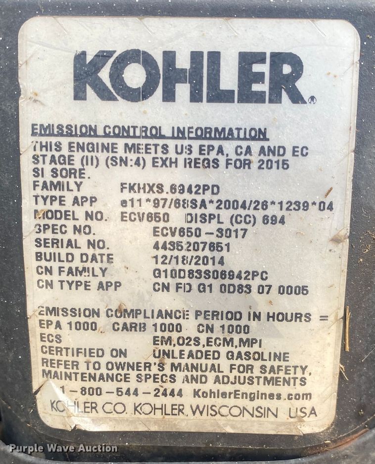 image for item IG9890 Exmark X Series  ZTR lawn mower