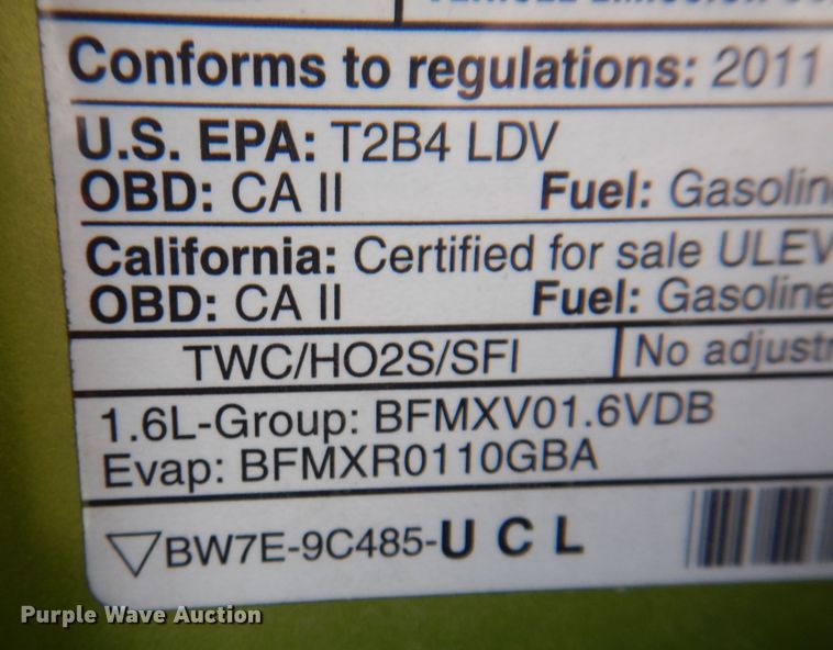 image for item IO9375 2011 Ford Fiesta SE