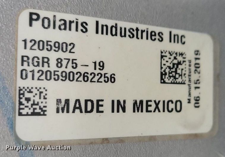 image for item IO9397 2019 Polaris Ranger XP  utility vehicle