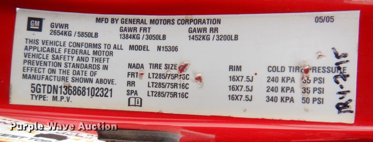 image for item IO9402 2006 Hummer H3  SUV