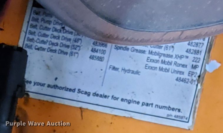 image for item IO9418 2018 Scag V-Ride II  ZTR lawn mower