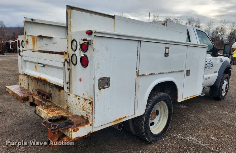 image for item JB9639 2007 Ford F550 Super Duty XL  utility / service truck