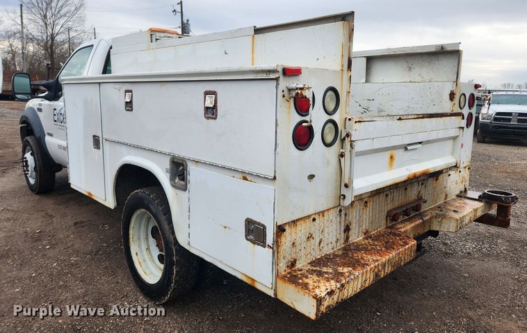 image for item JB9639 2007 Ford F550 Super Duty XL  utility / service truck