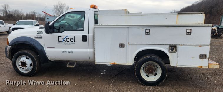 image for item JB9639 2007 Ford F550 Super Duty XL  utility / service truck