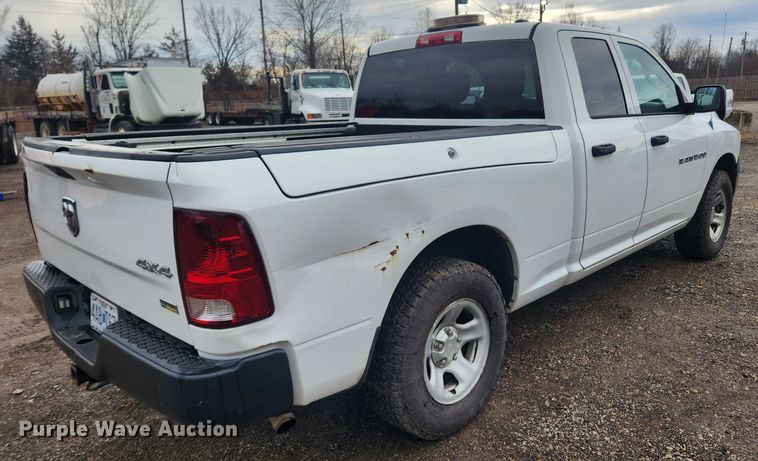 image for item JB9642 2012 Dodge Ram 1500  Quad Cab pickup truck