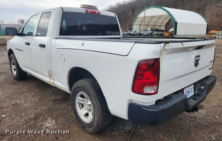 image for item JB9642 2012 Dodge Ram 1500  Quad Cab pickup truck