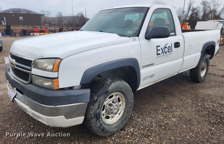 image for item JB9644 2007 Chevrolet Silverado 2500HD  pickup truck