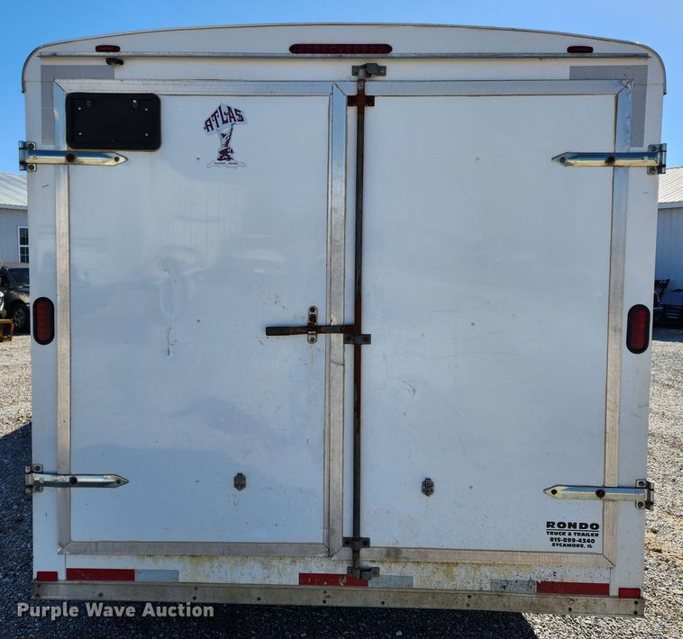 image for item JB9649 2018 Atlas ACG828TA5  enclosed cargo trailer