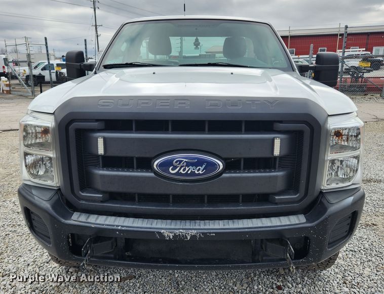 image for item JB9656 2012 Ford F250 Super Duty XL  utility bed pickup truck