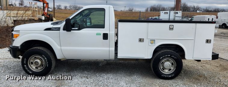 image for item JB9656 2012 Ford F250 Super Duty XL  utility bed pickup truck