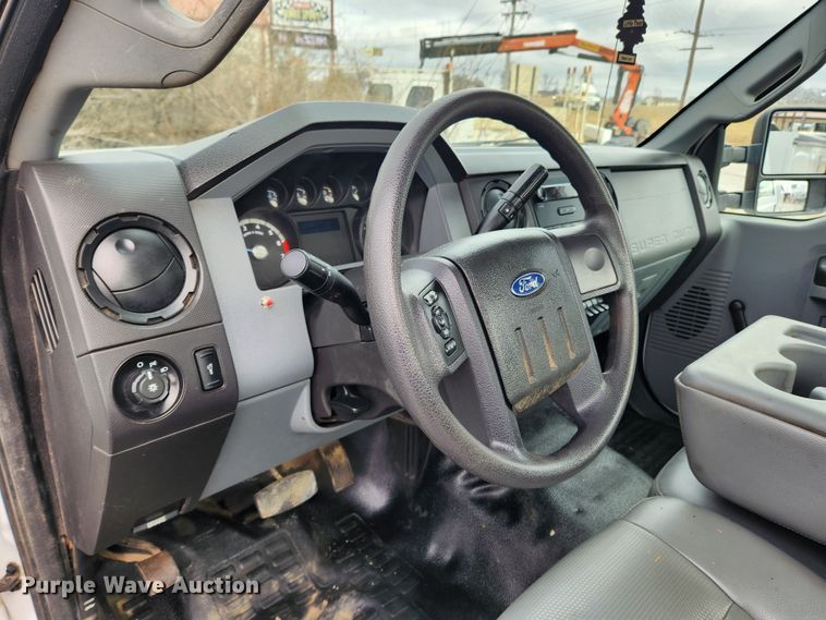 image for item JB9656 2012 Ford F250 Super Duty XL  utility bed pickup truck