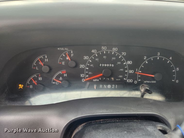 image for item JB9657 2000 Ford F250 Super Duty XLT  SuperCab pickup truck