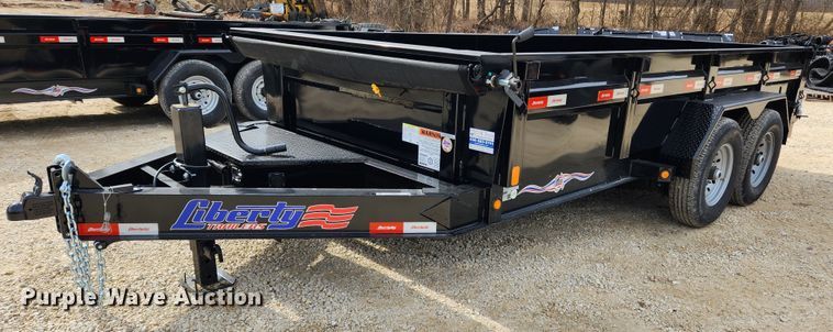 image for item JB9661 2022 Liberty LD14K83X14B8  dump trailer