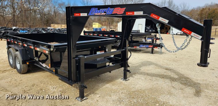 image for item JB9662 2022 Liberty LD14K83X14B8  dump trailer