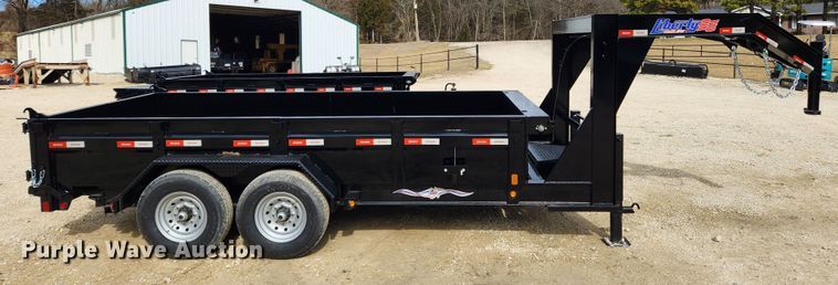 image for item JB9662 2022 Liberty LD14K83X14B8  dump trailer