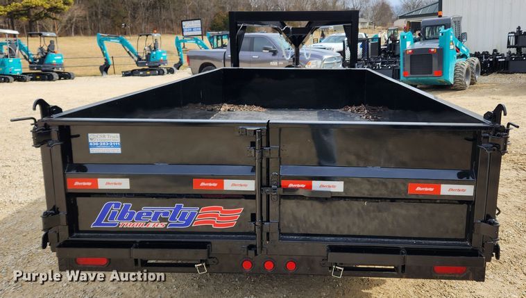 image for item JB9662 2022 Liberty LD14K83X14B8  dump trailer