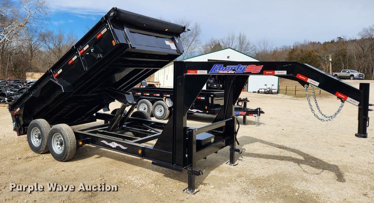 image for item JB9662 2022 Liberty LD14K83X14B8  dump trailer