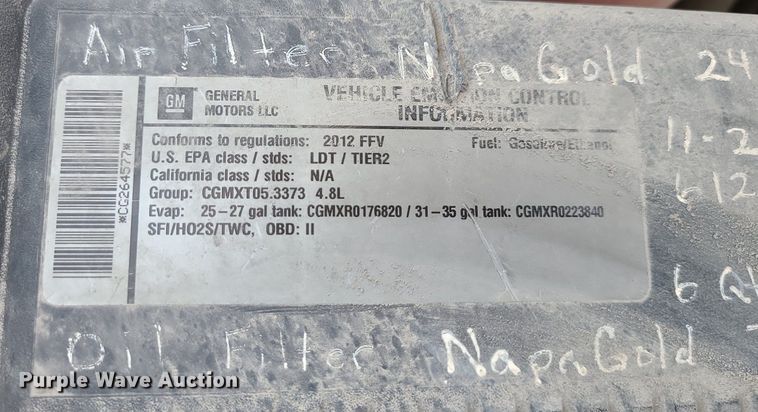 image for item JG9372 2012 GMC Sierra 1500  Crew Cab pickup truck