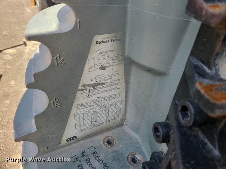 image for item JG9403 Cyclone Bender  pipe bender