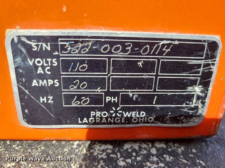 image for item JG9405 Pro Weld CD-512  welder