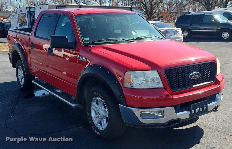 image for item JG9413 2004 Ford F150  SuperCrew pickup truck