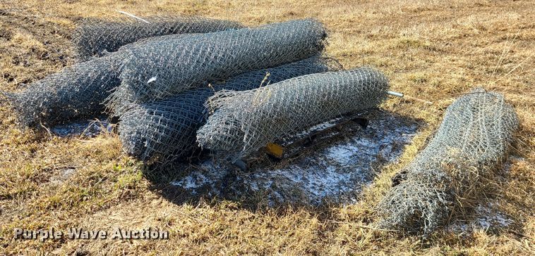 image for item JG9433 (7) rolls of chain link fence