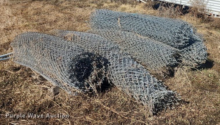 image for item JG9433 (7) rolls of chain link fence