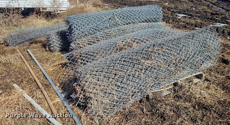 image for item JG9433 (7) rolls of chain link fence