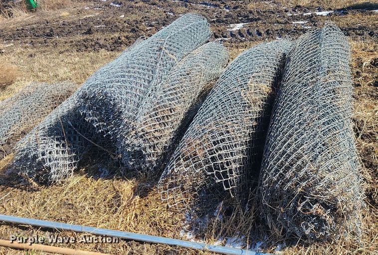 image for item JG9433 (7) rolls of chain link fence