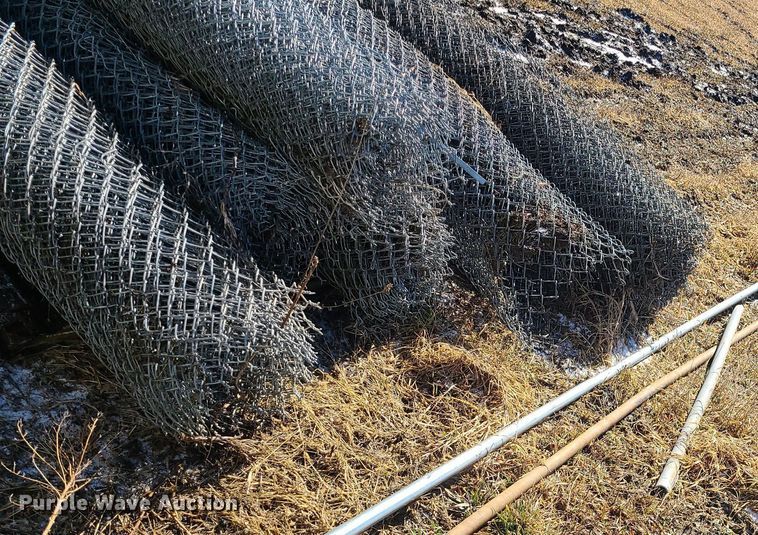 image for item JG9433 (7) rolls of chain link fence