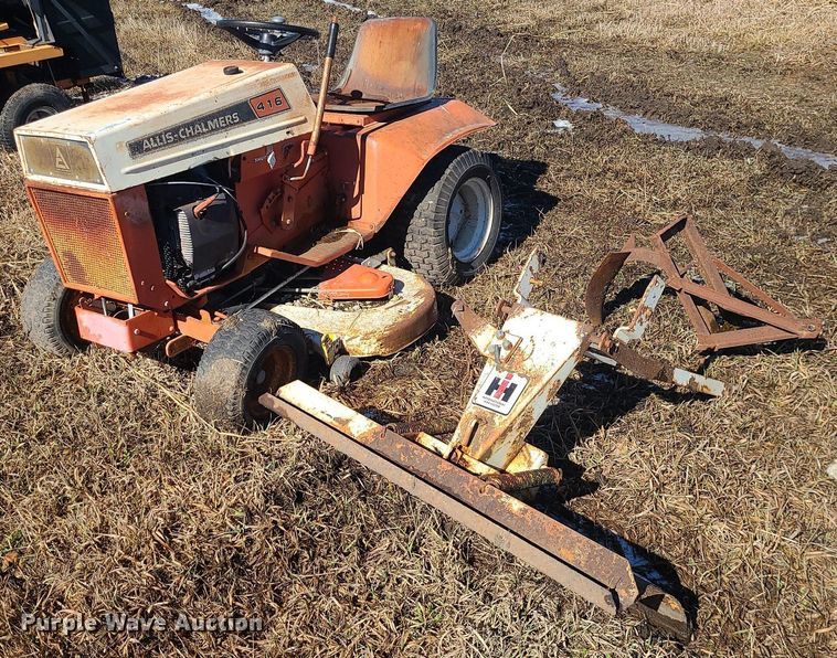 image for item JG9436 Allis Chalmers 416S  lawn mower