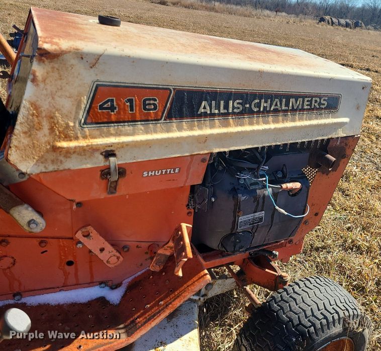 image for item JG9436 Allis Chalmers 416S  lawn mower