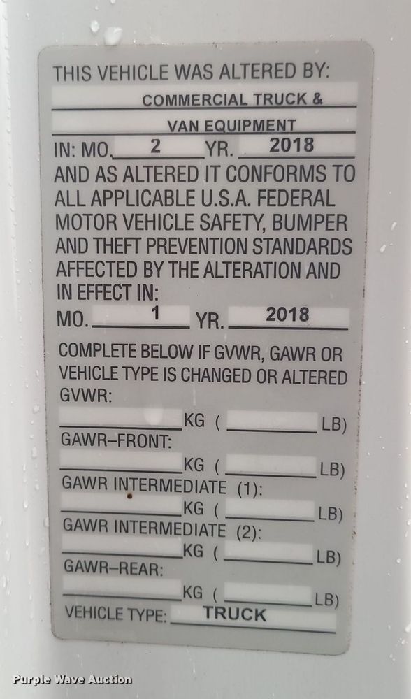 image for item JG9444 2018 Nissan NV2500  van