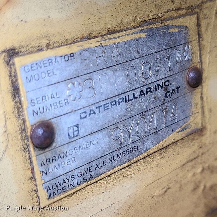 image for item JG9466 Caterpillar SR4  generator