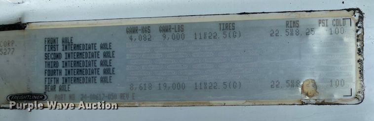 image for item JW9163 1999 Freightliner FL70  box truck