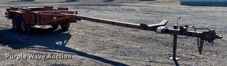 image for item JW9180 Shop built  pole trailer