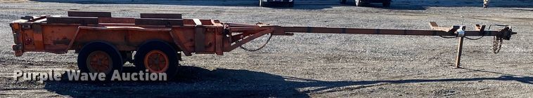 image for item JW9180 Shop built  pole trailer