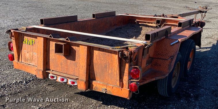 image for item JW9180 Shop built  pole trailer