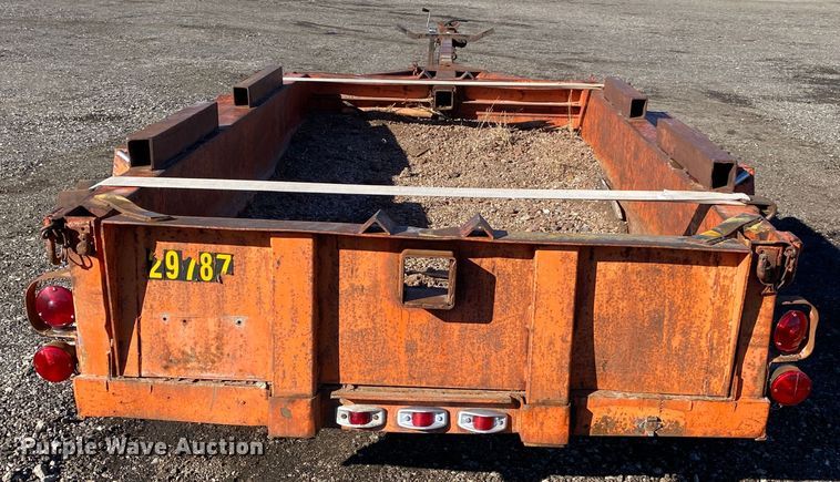 image for item JW9180 Shop built  pole trailer