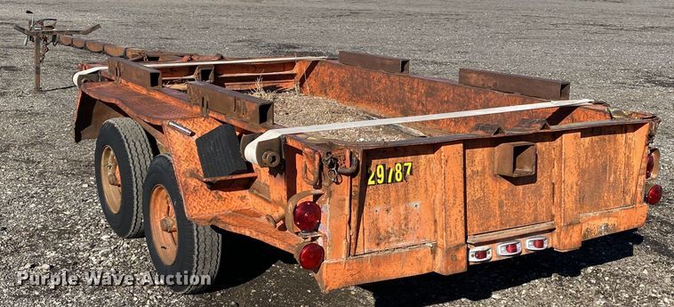 image for item JW9180 Shop built  pole trailer