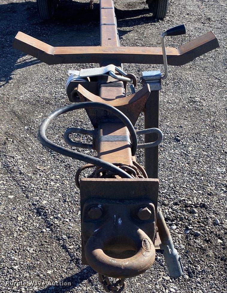 image for item JW9180 Shop built  pole trailer