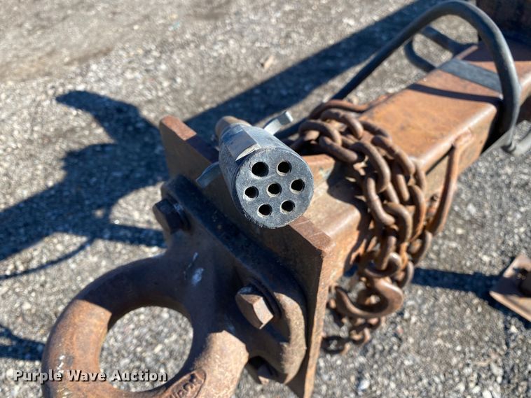 image for item JW9180 Shop built  pole trailer