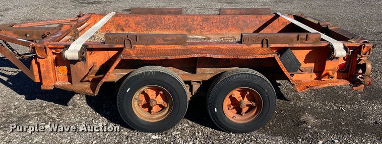 image for item JW9180 Shop built  pole trailer