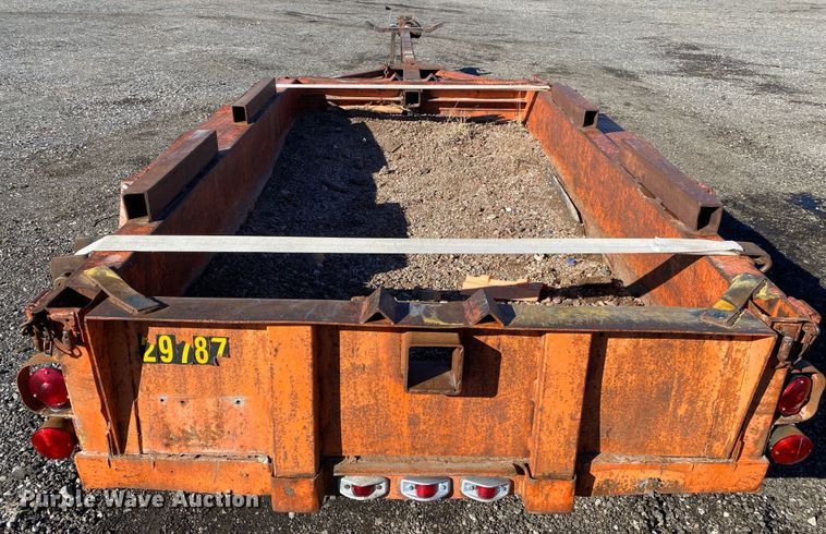 image for item JW9180 Shop built  pole trailer