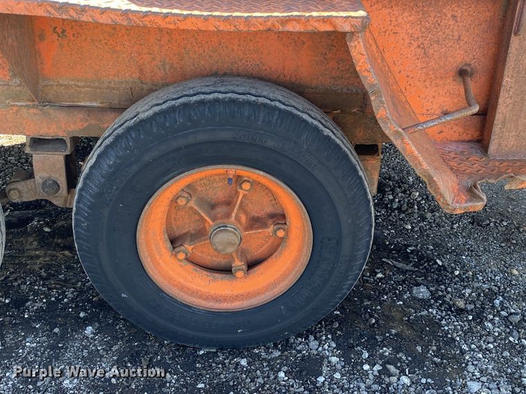 image for item JW9180 Shop built  pole trailer