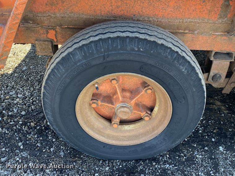 image for item JW9180 Shop built  pole trailer