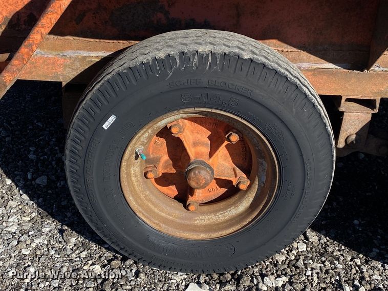 image for item JW9180 Shop built  pole trailer